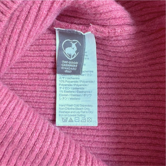 J. CREW Cashmere V Neck Sweater Tank Pink Size Small - Picture 5 of 8